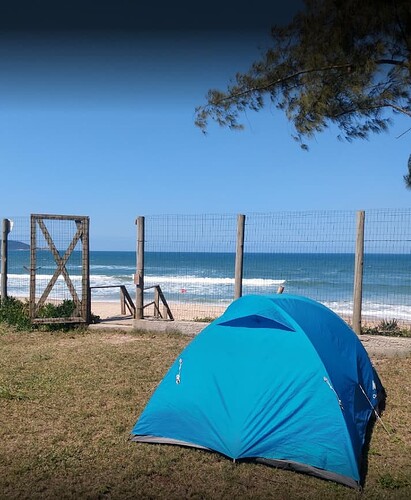 Camping Morro das Pedras, em Florianópolis (SC)