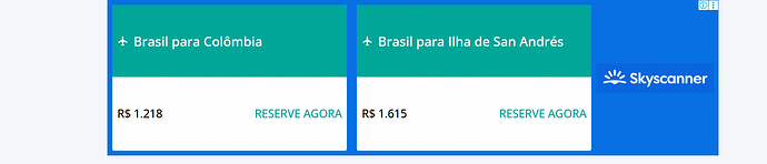 Voos baratos para Colômbia saindo do Brasil