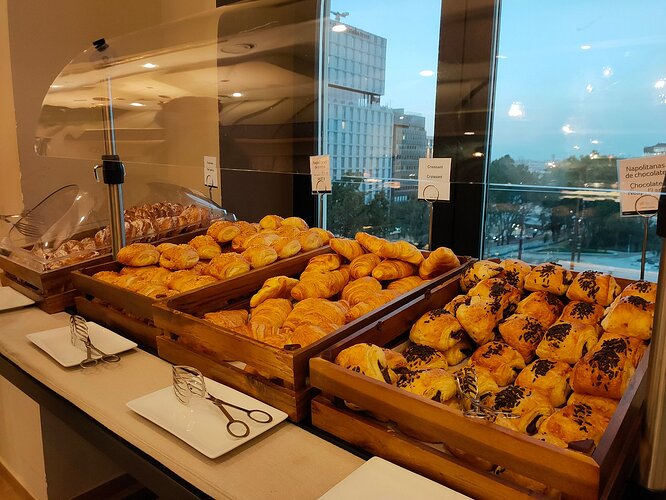 Café da manhã do Hotel Riu Plaza España