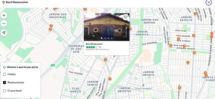 Quais restaurantes oferecem comida acessível em São José dos Campos?