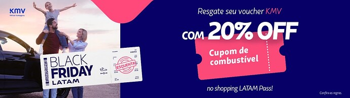 Vales de Compras de Combustível pelo LATAM