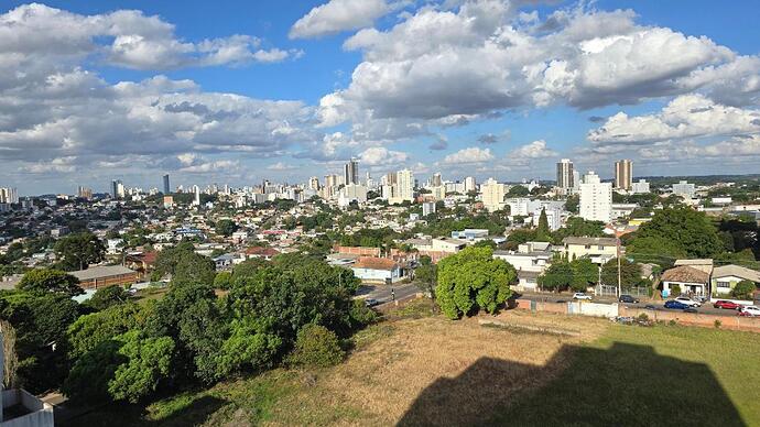 Vista do meu quarto no Prix Hotel