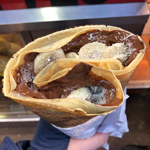 Crepe do restaurante Chez Nicos