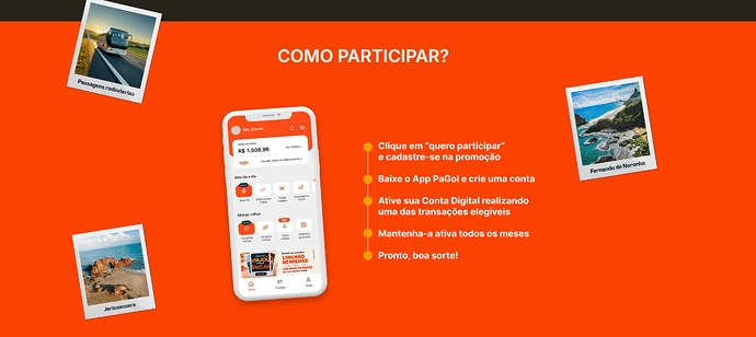 Como participar da Promoção Viajou com a PaGol