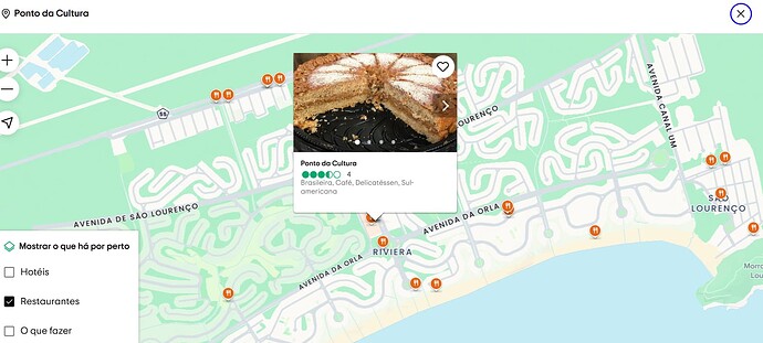 Onde posso encontrar restaurantes baratos na Riviera de São Lourenço?