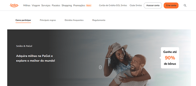 Promoção Smiles e Pagol