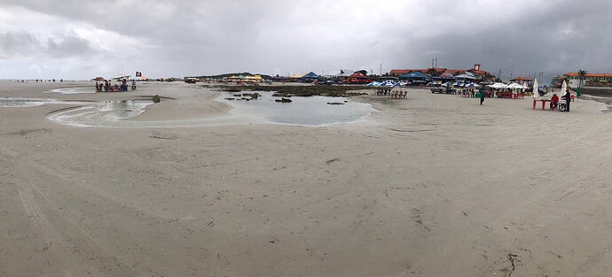 Praia boa para banho em Caeté