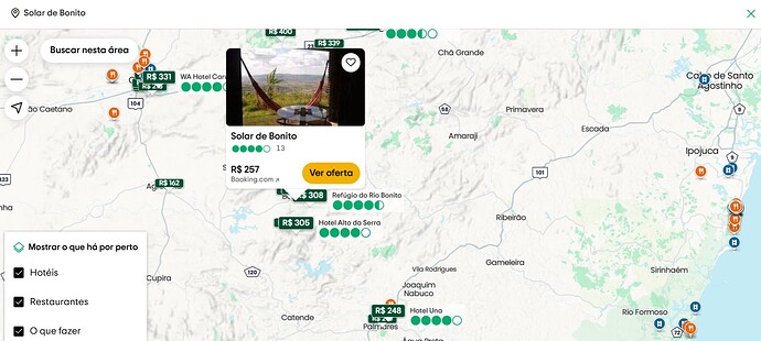 Onde posso acampar em Bonito, PE?