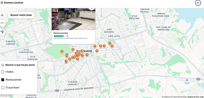 Quais são os restaurantes baratos em Americana?