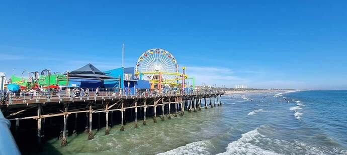 viagem santa monica pier