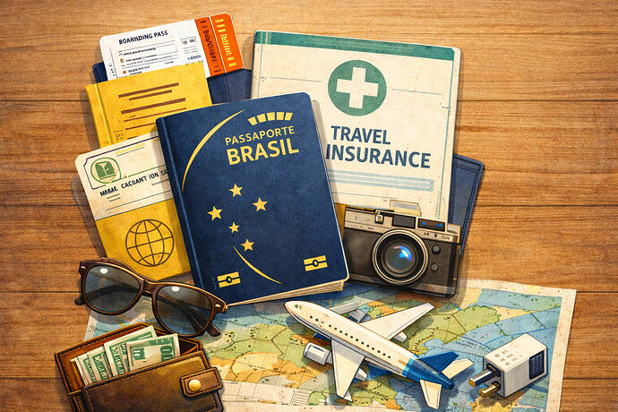 Como planejar viagem do zero - Documentação