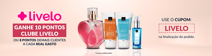 Promoção Livelo e Avon