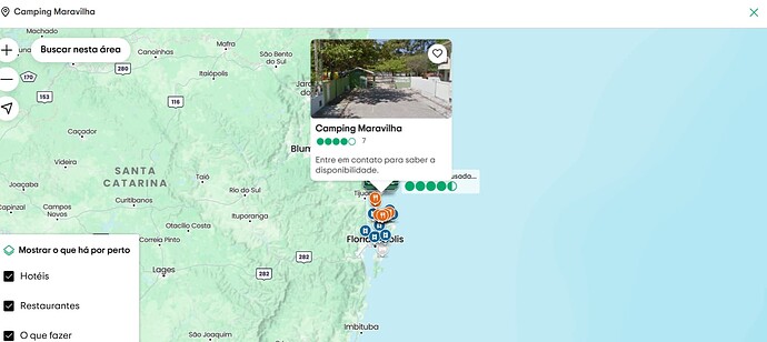 Quais são os locais para acampar em Balneário Camboriú?