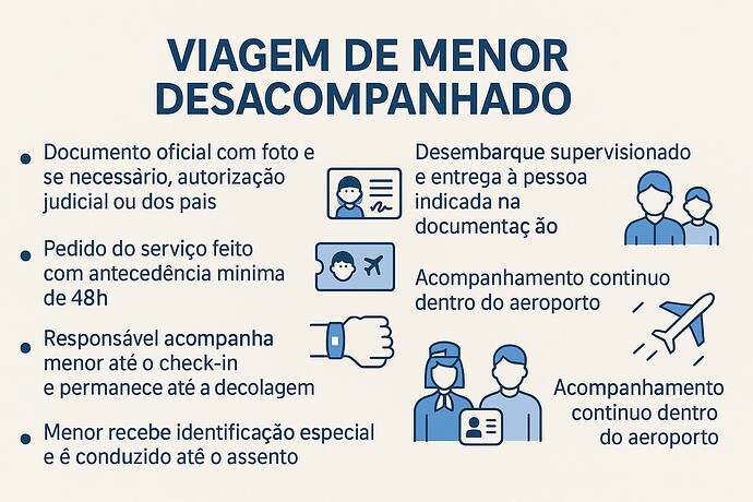 Viagem com menor desacompanhado