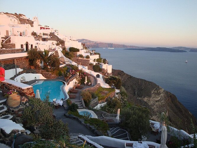 Hotel na Grécia - Perivolas