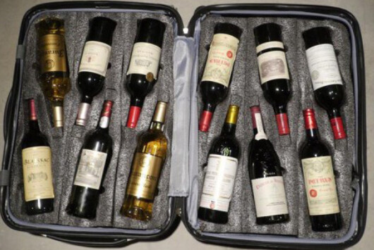 Posso levar vinho na bagagem de mão voo nacional