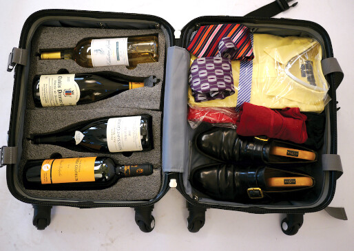 Posso levar vinho na bagagem de mão voo nacional